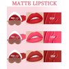 LYSdefeu 3 Colors Lazy Lipstick Set, Love Matte Velvet Lipstick Labiales Long Lasting Waterproof Non-stick Not Fade Lip Stain Lip Gloss, Easy to Color Lipstick Lazy Lip Makeup for Women Girl-02+05+09