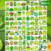 102 PCS Frog Temporary Tattoos Birthday Party Decorations Favors Supplies Decor Frog Princess Reptile Stickers For Teacher Boys Girls Gift School Prizes Rewards