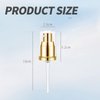 4Pack Foundation Pump for Fit Me Liquid Foundation for Double Wear Foundation Gold Makeupenser Pump for Easy Application Plastic Cosmetic Liquid Foundation Make-Up Pump Replacement Tool
