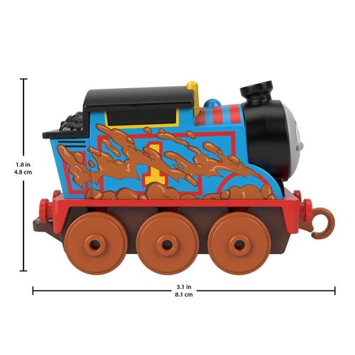 Thomas & Friends Fisher Price Mud Run Thomas Push-Along Toy Train for Kids Ages 3+