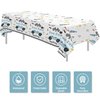 Suhelkit Race Car Two Fast Birthday Decorations Party Tablecloth - Racing Car 2nd Birthday Party Supplies Table Cover, Blue 2 Fast 2 Curious Birthday Decorations Table Cloth | 3 Pack (54in x 108in)