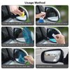 20 Pack Car Rearview Mirror Film,Anti Fog Anti Scratch Interior Rearview Mirror Anti Glare Film Waterproof HD Nano Clear Protective Sticker Film for Safe Driving,Car Mirrors,Side Windows (Rectangular)