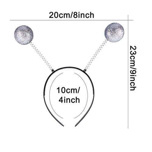 Trounistro 10 Pack Alien Headband for Party Supplies and Costume Accessory (Color Set 1, ZRWW069)