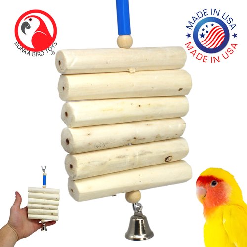 Bonka Bird Toys 3559 Natural Sola Chewing Shredding Foraging Parrot Cockatiel Parrotlet African Grey