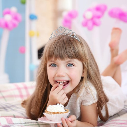 Lovelyshop Girls Heart Rhinestone Tiara Crown for Wedding Prom Birthday Prinecess Party