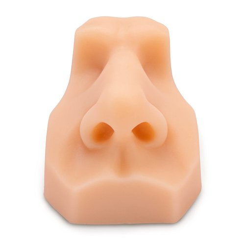 Ultrassist Soft Silicone Nose Model for Practicing Suture, Silicone Flexible Model for Jewelry Display, Rubber Nose for Teaching Instructions