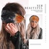 Acenail Boho Headbands Wide Head Bands Knotted Turban Headband Nonslip Elastic Head Band Tie Dye Hairbands Workout Hair Scarfs Yoga Sweatbands Bohemian Head Wraps for Women Girls 4Pcs(#3 Tie Dye)