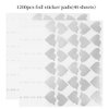 1200 Pcs Eyelash Extension Adhesive Glue Pallet Sticker Pads, Disposable Waterproof Adhesive Holder Pad (Heart shape)