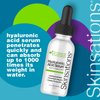 Hyaluronic Acid Serum for Face - Skinsations | Daily Moisturizer with Organic Botanical Extracts | Vitamin C, Vitamin E, Green Tea Extract