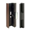 Prime-Line C 1106 Diecast Sliding Door Handle Set, Black (Single Pack)