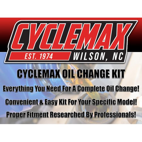 Cyclemax Semi Synthetic Oil Change Kit fits 2001-2012 Suzuki SV650/SV650S