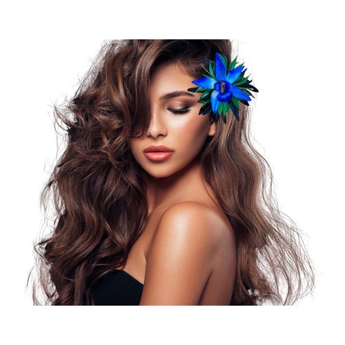 Aviella Aloha Blue Ocean Orchid Tropical Flower Hair Clip Hawaii Theme Costume Hair Accessories for Hula Dancers Made on Maui Silk Adult Teen Flores