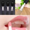 LTKJ 25 Pack 1.2 mL Pretty Empty Lip Gloss Tubes Containers, Clear Mini Refillable Lip Balm Bottles with Rubber Inserts and 3pcs Transfer Pipettes for Lip Samples Travel DIY Makeup (Black)