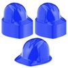 Gejoy 36 Pieces Construction Hats Bulk Plastic Worker Hat Funny Construction Party Hats for Kids Dress up Birthday Party Supplies(Blue)