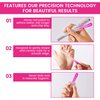 Dr. Dana Glass Nail File with Case - Premium Double-Sided Etched Crystal Nail File for Natural Nails, Protective Travel Case Included – Ideal Self Care Gift, Professional Quality by Dr. Dana