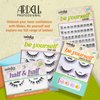 Ardell Winks Be Yourself Lashes - Wish Style, Black Strip Lashes for Dramatic Doll Eye Effect, Full Volume, Natural Look False Eyelashes, 4-Pack