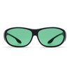 Migraine Relief Fit-Over Glasses by MigraLens | Medium Size | Outdoors and Computer Screens | Unisex | Green Lenses