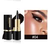 Yeuxtty Black Gel Eyeliner Pencil, Creamy Black Eyeliner Pencil Waterproof Smudge Proof Eye Liner Pen Cat Eye Black Smokey Eye Liners Eyeshadow Sticks Halloween Makeup