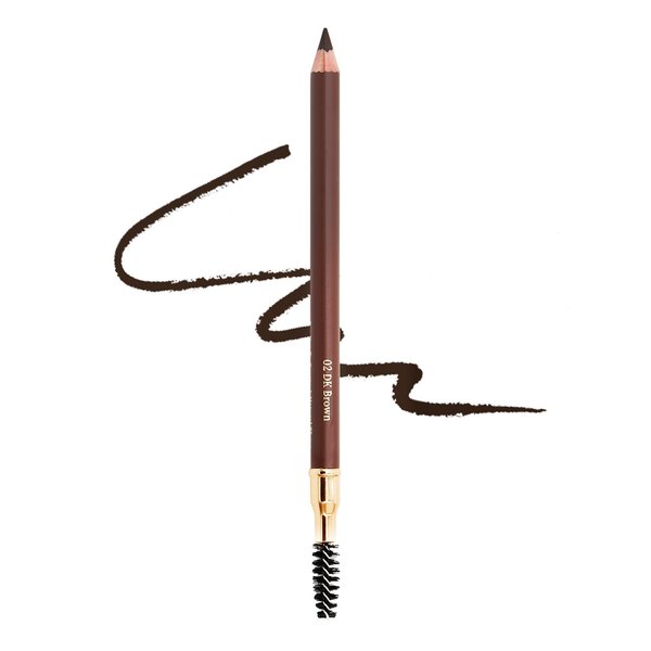 1 pcs Makeup Eyebrow Enhancer 12H Long Lasting Sweat &Waterproof Eyebrow Pencil Pen Dark Brown Eye Brow Pencil 5 Colors to Choose (5# Brown)