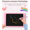 Beydoa LCD Writing Tablet for Kids, 12 Inch Colorful Doodle Board, Drawing Tablet Writing Board, Toddler Learning Toys for 3 4 5 6 7 8 Years Old Boys Girls, Educational Toys Birthday Gifts, Pink