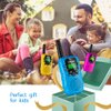 Walkie Talkies for Kids Toys for Boys Girls 4-6, 3 Miles Range Walkie Talkie to Camping, Outdoor 4 Year Old Girl Birthday Gifts for 3 4 5 6 7 Year Old Boy Girl Gifts Age 6-8 (Blue-Green)