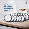 ﻿K&J Mr. Coffee Charcoal Water Filter Discs - Replacement 12-Pack Fits Most Mister Coffee Machine Brewers