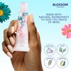 Blossom Flower Lip Gloss, High Shine Lip Gel, Scented, Thick Moisturizing Clear Lip Gloss Tubes with Nourishing Jojoba Seed Oil, Infused with Real Flowers, 0.3oz, Cotton Candy