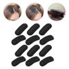 FOMIYES 12pcs Fluffy Hairpin Invisible Fluffy Hair Clip Black Hair Clips Snap Barrettes Black Sponge Bump Fluffy Hair Padding Fluffy Hair Clips Blonde Hair Volume Base Hair Holder Bump Pad