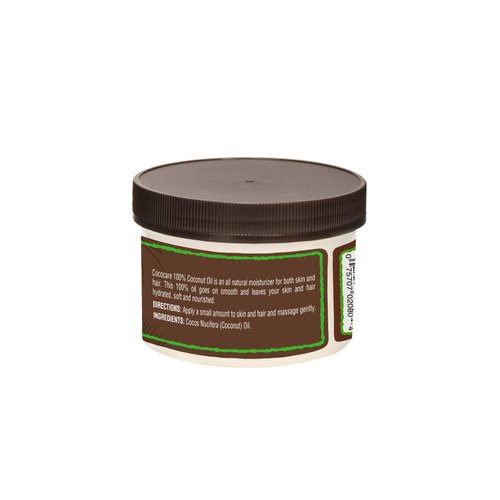 Cococare 100% Coconut Oil - All Natural Coconut Oil for Use on Skin & Hair - Ideal for All Skin Types (7oz)