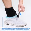 Adjustable Drop Foot Brace Foot Up AFO Brace Unisex Fits for Right/Left Foot Orthosis Ankle Brace Support, Improve Walking Gait, Effective Relieve Pain for Achilles Tendon (Black)