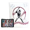 Rucher Baseball Card Binder with Sleeves 400 Pockets. Baseball Sport Trading Cards Protector Holder Album for 2024 2025 Compatible with Topps. Birthday Gifts for Sport Fans and Collectors. (White)