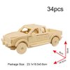 Georgie Porgy 3D Wooden Puzzles, DIY Models Kits for Kids, Dinosaur Animal Airplane Car Woodcraft Construction Toy DIY Projects (Airplanes Off-Road Vehicle Cars Yacht)