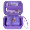 Elonbo Carrying Case for Bitzee Disney/Bitzee Magicals/Bitzee Interactive Toy Digital Pet, Bitzee Digital Pet Interactive Toy Storage Bag, Electronic Pets Toys Travel Cover Organizer Holder, Purple