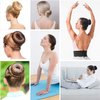 LIDESHUE 4 Pcs Hair Bun Maker, Hair Bun Maker For Women and Kids, Ballet Bun Maker-Easy Bun Hair Tool-Shaper Bun Hair Tool (Black+Dark Brown+Light Brown+Blonde)