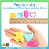 40 Pieces Play Dough Tools and Cutters Play Dough Set Accessories Various Plastic Colorful Molds and Shapes, Party Pack Playset for Air Dry Clay and Dough