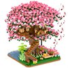 Cherry Bonsai Tree Building Sets, Original Scene Music Cherry Blossom Tree Building Kit 2008 Pcs,Type :Symphony. Sakura Tree House Building Set, Cherry Tree Building Set, Sakura Tree Building Set.