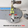Sewing Rolled Hemmer Foot Universal 4-9mm 6 Sizes Rolled Hem Presser Foot Rolled Hem Attachment for Sewing Machine Sewing Rolled Hammer Foot Set Sewing Roller Hemmer Foot Hem Roller Hemming Tool