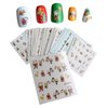 ALLYDREW Christmas Water Slide Nail Art Decals Water Transfer Nail Decals (44 sheets/Over 800 decals)
