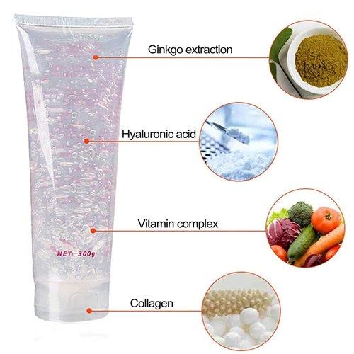Cooling Gel, Conductive Gel for Face Body Used for Laser Hair Removal Cream Massage Gel Facial Gel Royal Gel Cold Gel RF gel Women and Men For home Use Salons and Spas (300ML)
