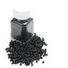Amesun 4mm Silicone Lined Micro Rings Links Beads Linkies for I Bonded Tipped Hair Extensions (500Pcs #1 Black)