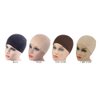 YANTAISIYU 1 Piece Bamboo Fiber Wig Cap Comfortable Elastic Wig Cap for Wig (Black)