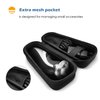 ProCase Carrying Case for Norelco Electric Shaver, Travel Carry Protective Bag for Norelco Men's Trimmer and Shaver 4500 3100 6400 9700 1150x 8900 1100, Father’s Day Choice -Black