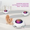 UFO Interactive Cat Toy, Ambush Electronic Cat Toy with Rotating Feather, Automatic Cat Toys Fun Smart Teaser Toy, Exercise Entertainment for Indoor Cats Kitty Catching Training Hunting, Auto On/Off