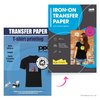 PPD Inkjet Premium T Shirt Transfer Paper - Iron On for Dark Fabric - 8.5 x 11 inch Paper Size - 20 Sheet Count - PPD-4-20