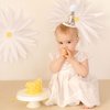 WAWUO Sweet Daisy Themed Birthday Hat - Party Decorations for Baby Girl or Boy's First Birthday
