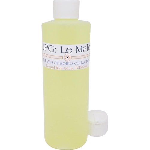 JPG: Le Male - Type For Men Scented Body Oil Fragrance [Flip Cap - Yellow - 8 oz.] - ID#5114