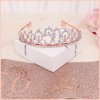50th Birthday Sash,Rose Gold Tiara Crowns and Tiaras for Women,50th Birthday Decorations for Women,Birthday Crowns for Women,Princess Tiara Adult,Birthday Headband,50th Birthday Gifts for Her
