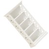 LUOZZY Miniature Bookshelf Model 1/12 Dollhouse Accessories Mini Cabinet Model Small Dollhouse Furniture Decor (White)