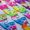 30 Packs Rainbow Bulk Cute Llamas Alpaca Mini Pop Fidget Keychain Bubble Gift for Adult Boy Girl Kids Party Favors , Durable Stress Relief Students Classroom Prize Supplies