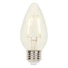 Westinghouse 3319300 25-Watt Equivalent F15 Dimmable Clear Filament LED Light Bulb with Medium Base